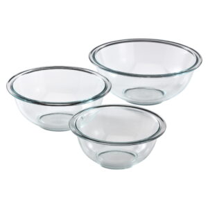 3-Piece Mixing Bowl Set by Pyrex