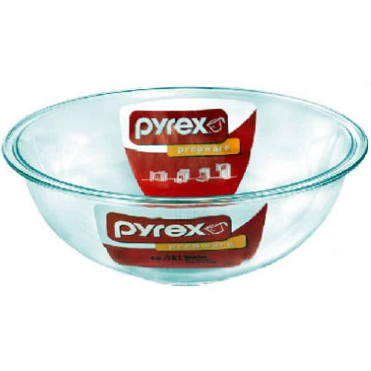 4-Quart Pyrex Glass Mixing Bowl for Meals Preparation